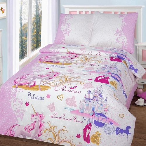 Детское постельное белье Артпостель бязь "Королевство" арт. 112 размер 1,5 спальный