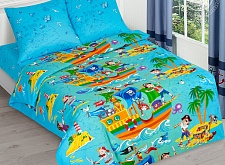 Детское постельное белье Артпостель бязь "Морской бой" арт. 112 размер 1,5 спальный