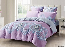 Комплект постельного белья "KARTEKS" сатин печать размер 1,5 спальный цвет KB-508