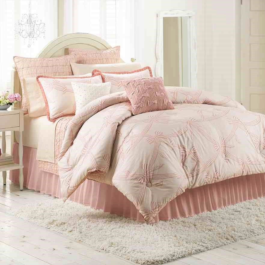 Пудровый розовый цвет постельного белья