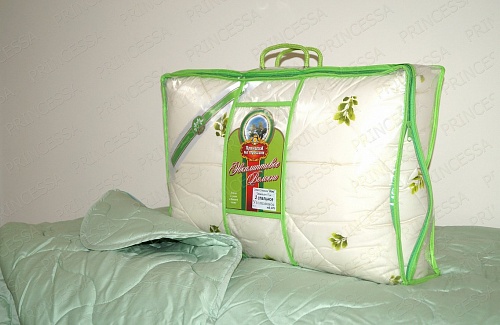Одеяло Премиум (алоэ вера/сатин) утолщенное размер 1,5 спальное артикул 2306