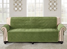 Покрывало антискользящее на диван 180х210см(1шт) + 2 подлокотника 50х70 цвет Зеленый 814/180.5.9