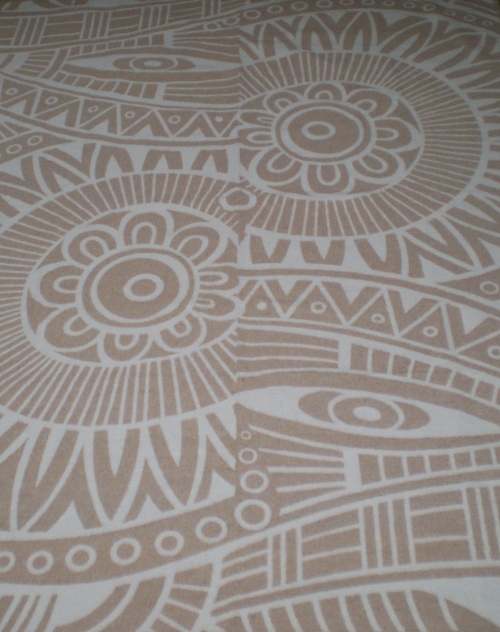 Одеяло Хлопок жаккардовое "Перу" цвет бежевый размер 140*205