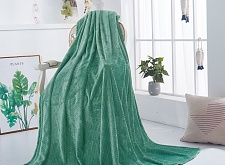 Плед Жаккардовый "Соты-06" цвет Зеленый размер 200х220 арт. 785/200.006
