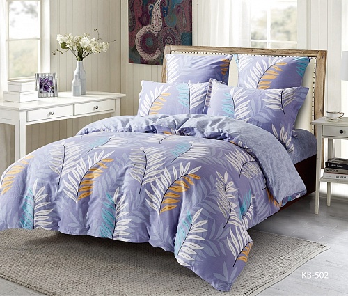 Комплект постельного белья "KARTEKS" сатин печать размер 1,5 спальный цвет КВ502