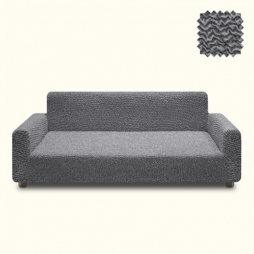 Чехол  "REWAND" стрейч на диван без оборки, арт. R3-02 цвет 754/300.011 Серый