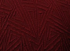 Чехол стрейч на 3-х местный диван Жаккардовые с оборкой цвет KAR 003-10 Bordo арт. 833/110.010
