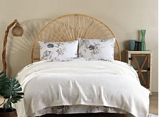 Комплект постельного белья с вафельным покрывалом 100% хлопок DORA-05 размер Евро  945/230.05