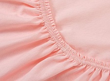 Простыня трикотажная на резинке (розовый) размер 180*200*20