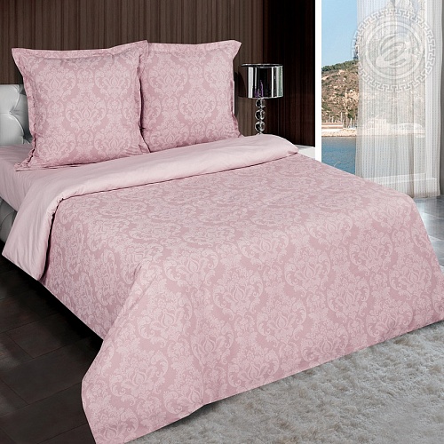 КПБ АртПостель Поплин рисунок Византия розовый артикул 909/1 размер 2-х спальный Макси