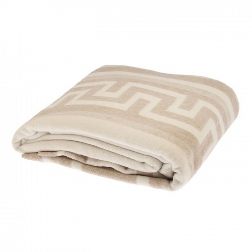 Одеяло Хлопок жаккардовое,  Греция цвет бежевый размер 170*210
