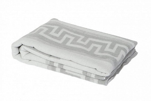 Одеяло Хлопок жаккардовое "Греция" цвет серый размер 140*205     