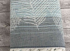 Пляжное полотенце пештемаль 100% хлопок Mita серо-голубой 90*170 см