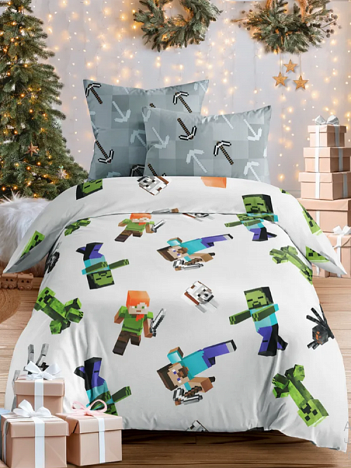 КПБ Василёк Тинейджер 500305/1 Кубический мир размер 1,5 спальный