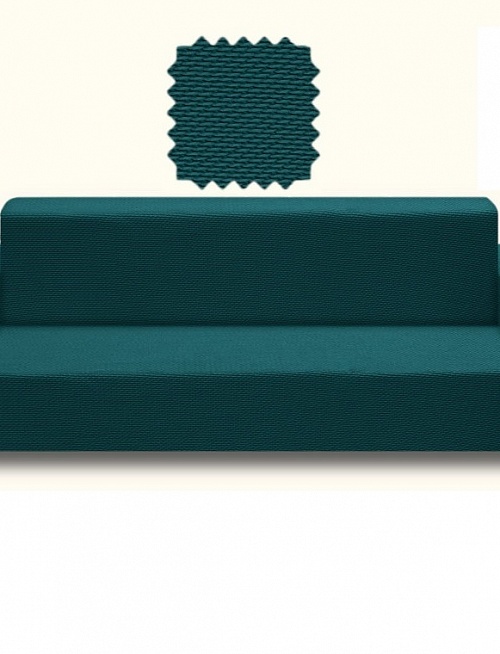 Еврочехол стрейч на диван без оборки и подлокотников Жаккардовые цвет mini jagar02 Mavi арт. 271/110.002