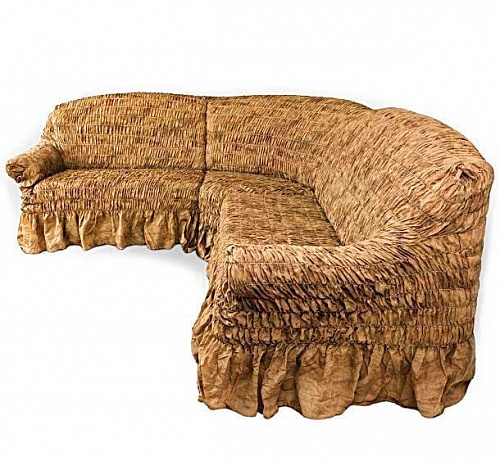 Комплект на угловую мягкую мебель "Резинка" с креслом.